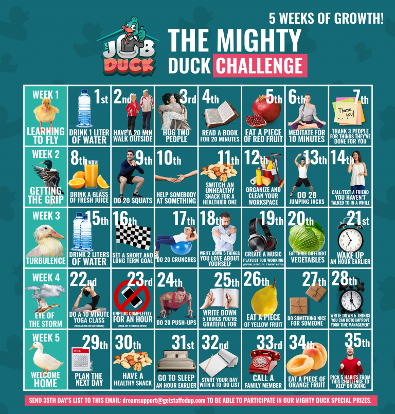 Job Duck The Mighty Duck Challenge Join the Challenge